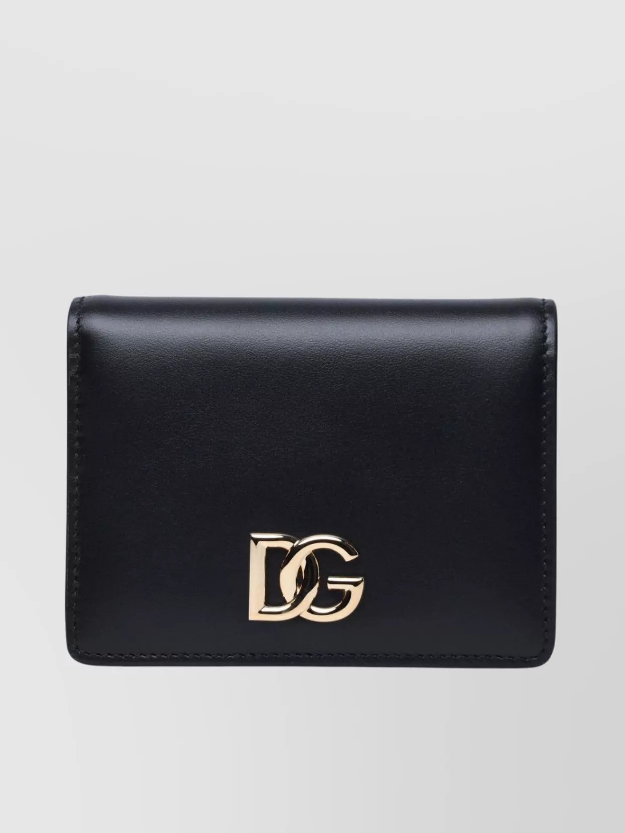 Shop Dolce & Gabbana Rectangular Shape Stitched Detail Wallet