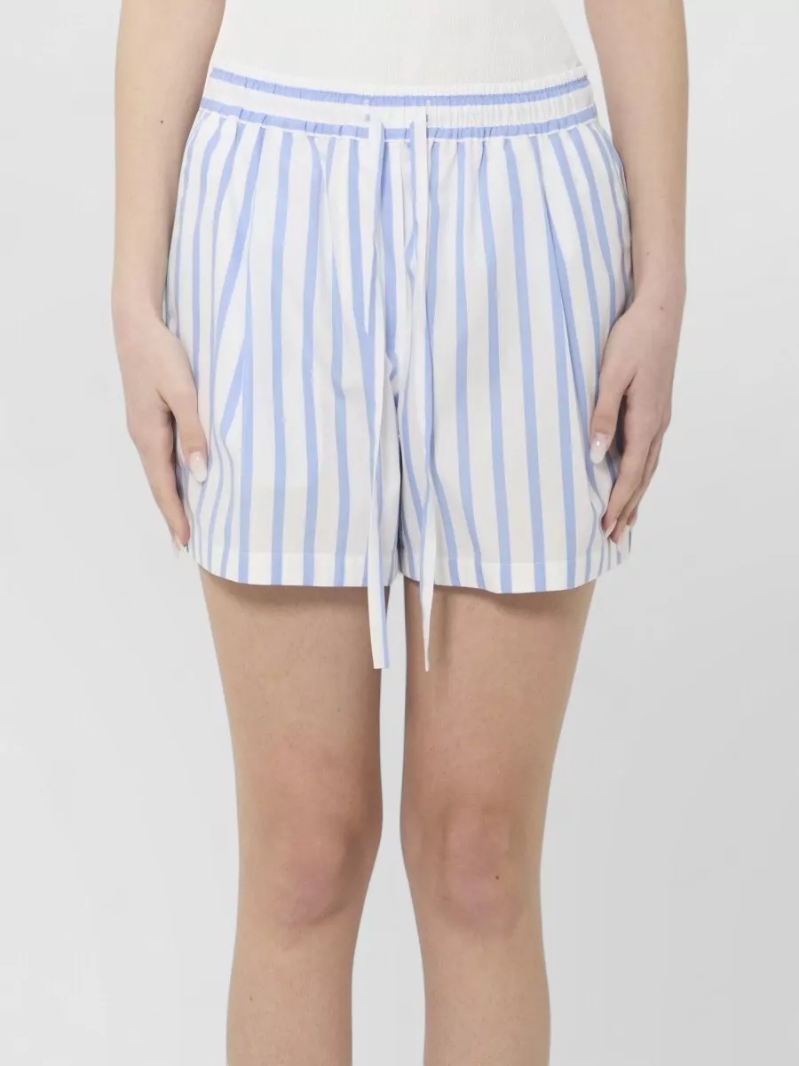 Dolce&Gabbana Striped poplin shorts