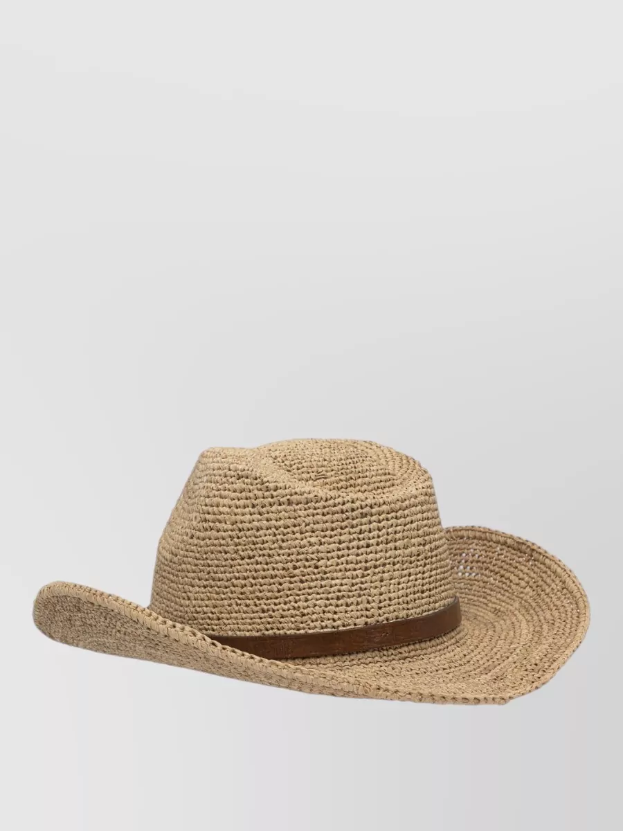 Ibeliv Raffia Wide-Brim Sun Hat