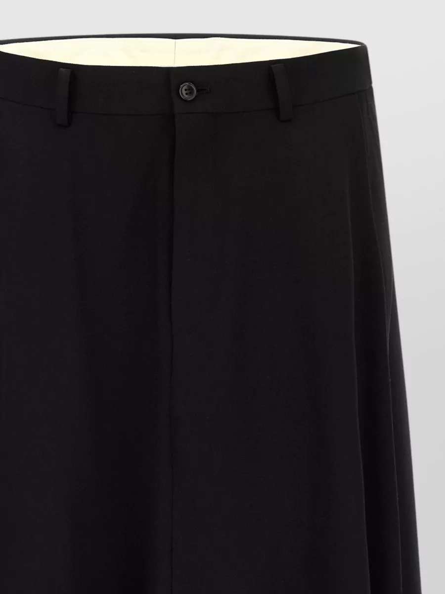 Comme Des Garçons Wool Straight-Leg Hybrid Trousers