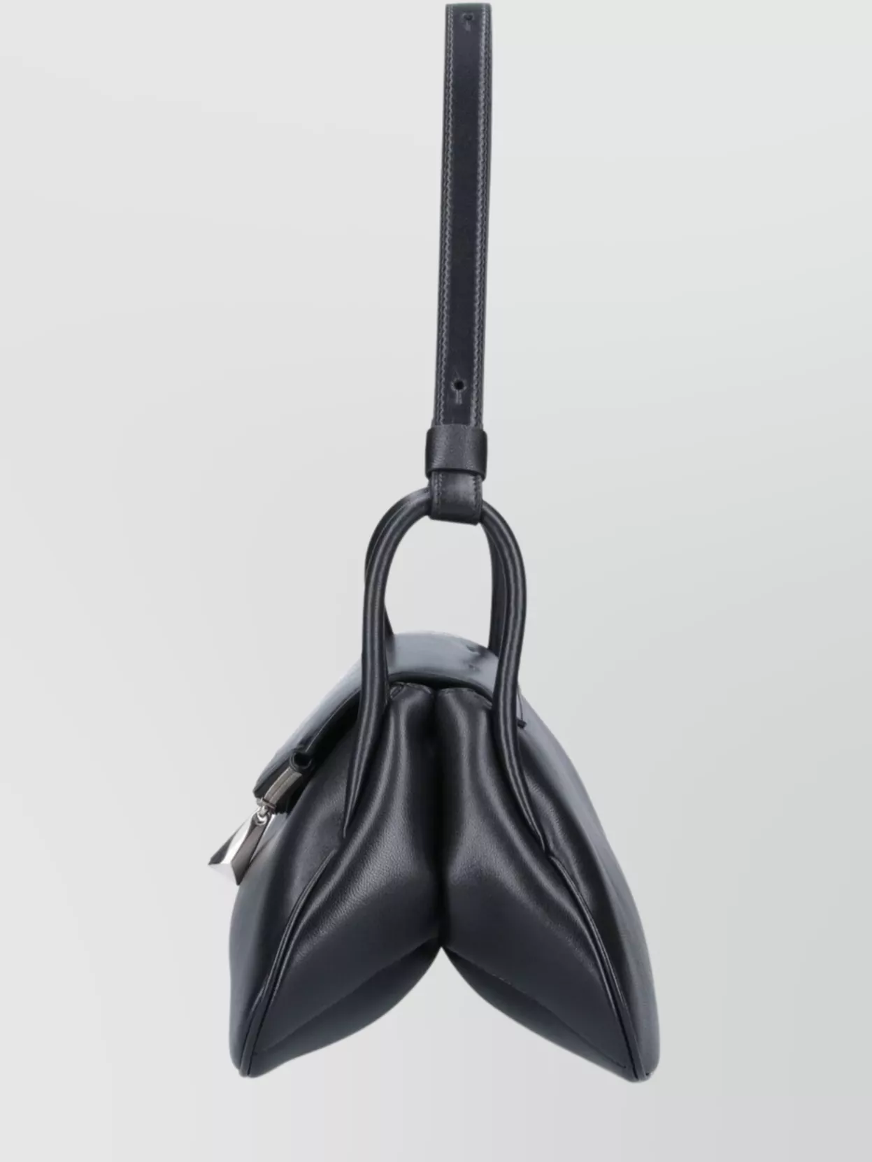 Amina Muaddi Small Gemini Shoulder Bag In Black