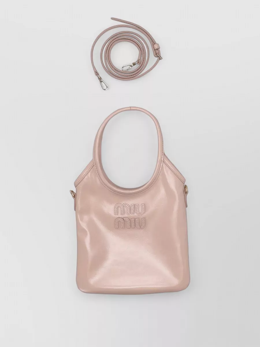 Miu Miu Oval Tote Bag Smooth Finish