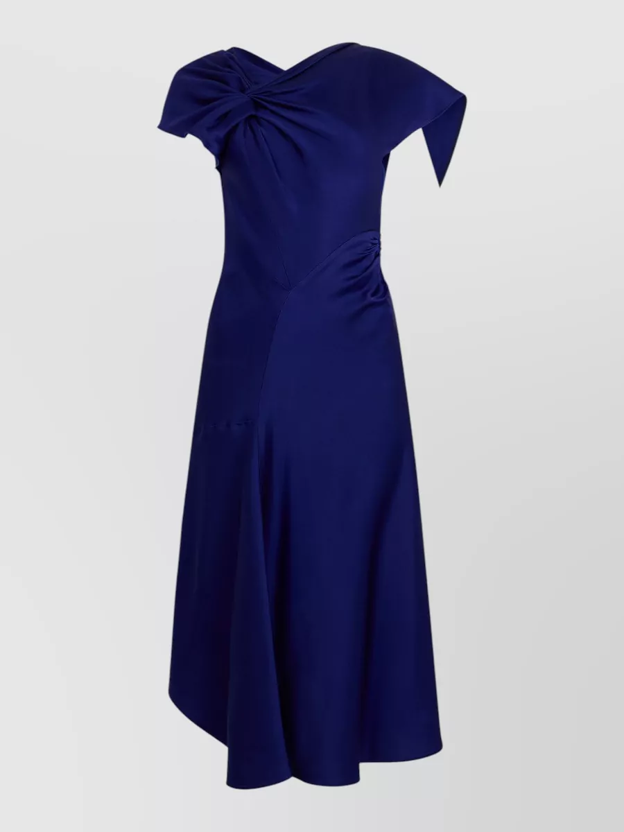 Victoria Beckham asymmetric knotted dress