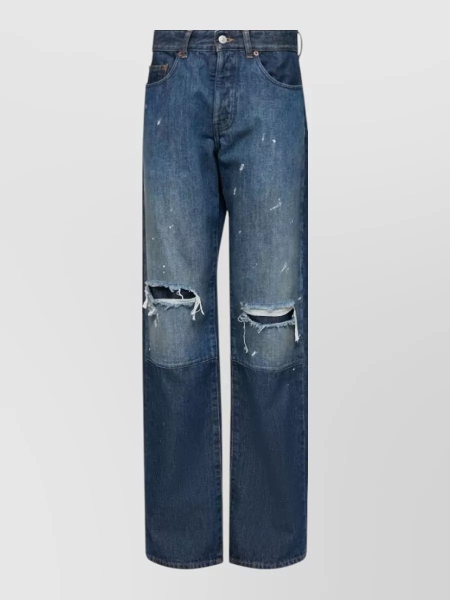 Mm6 Maison Margiela denim barrel jeans