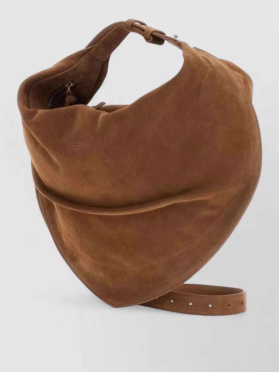 Federico Cina Leather Shoulder Bag