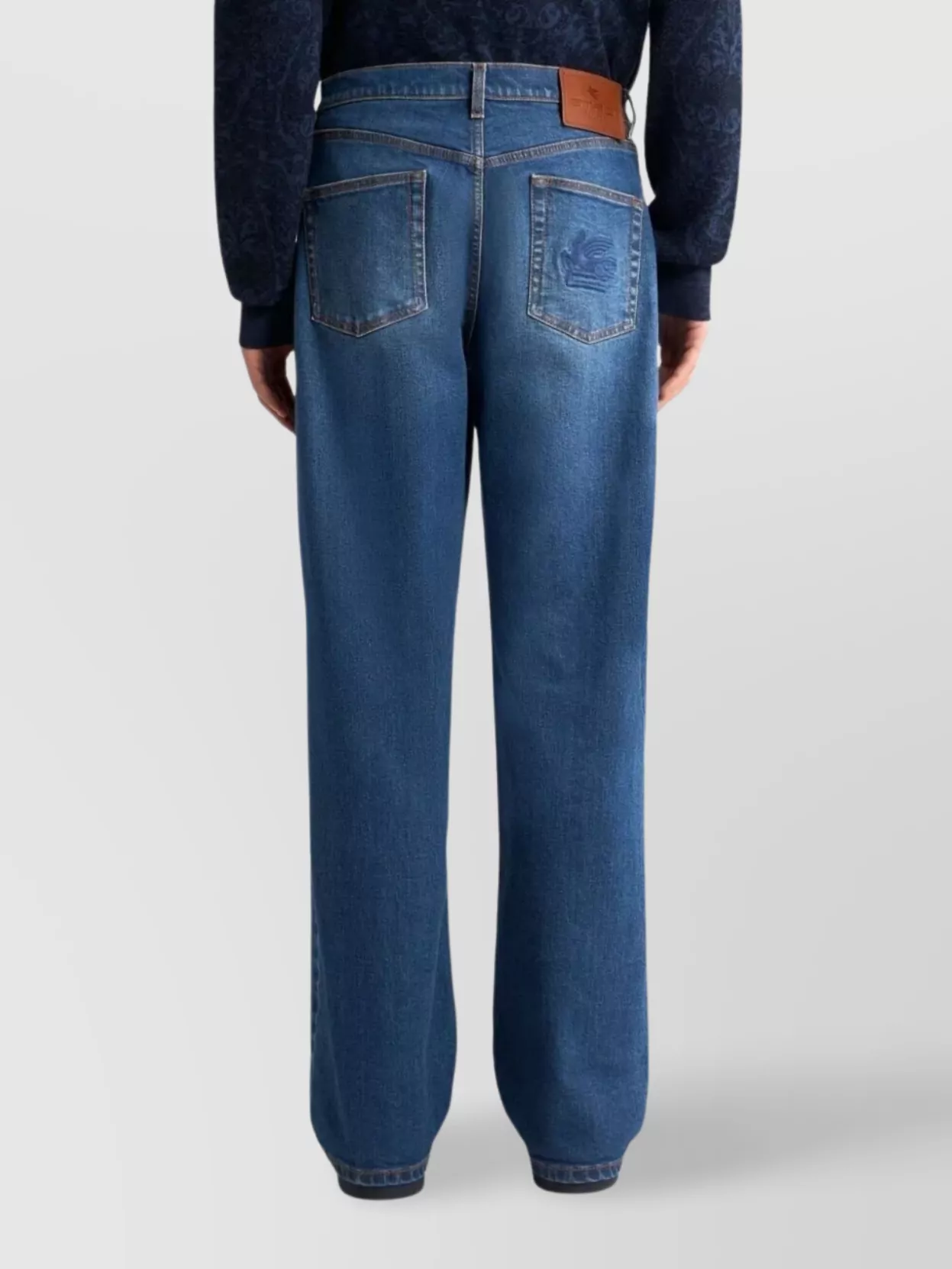 Etro Straight-Leg Denim Trousers With Five Pockets