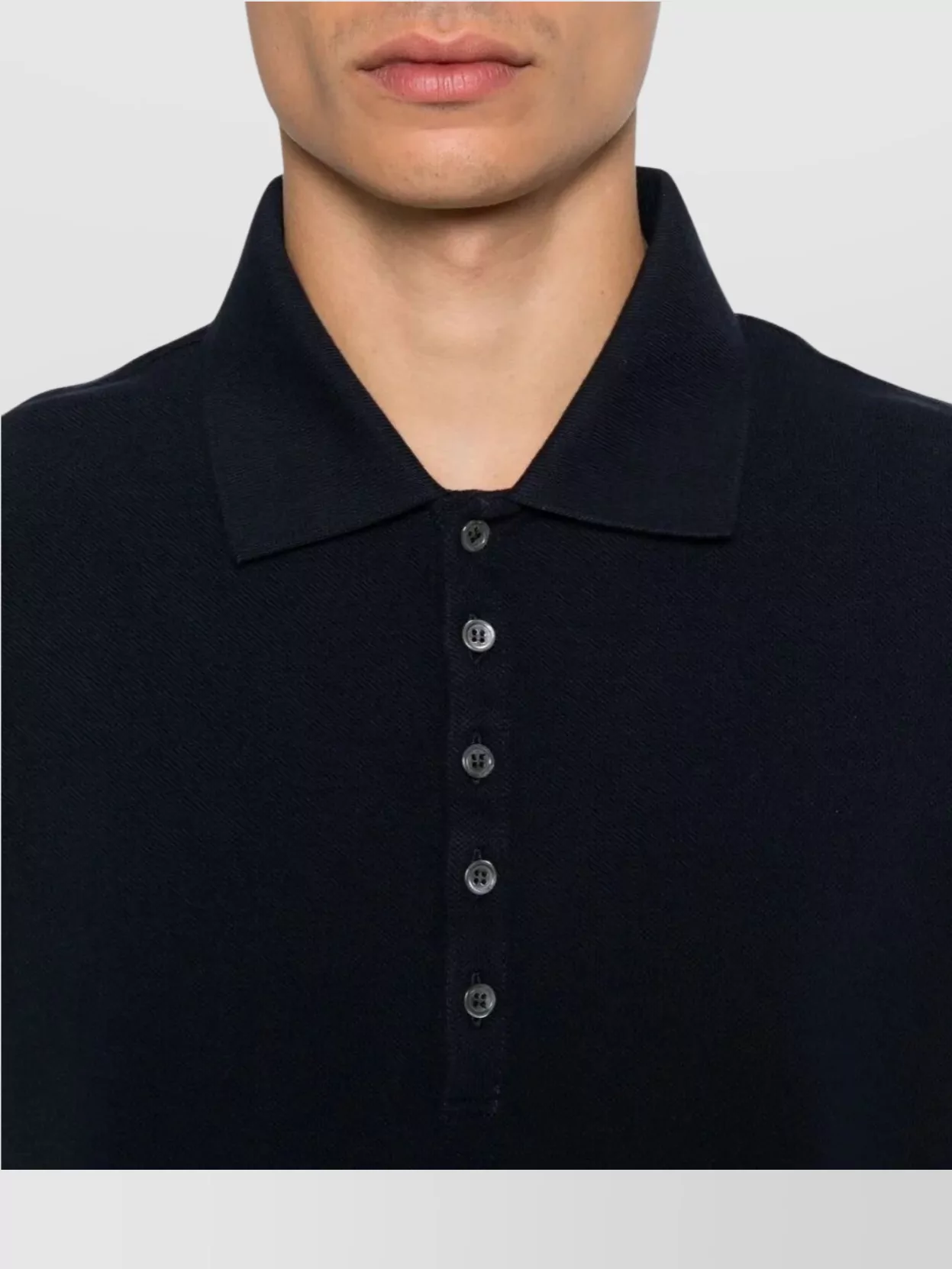 Thom Browne Cotton Short-Sleeve Polo Shirt
