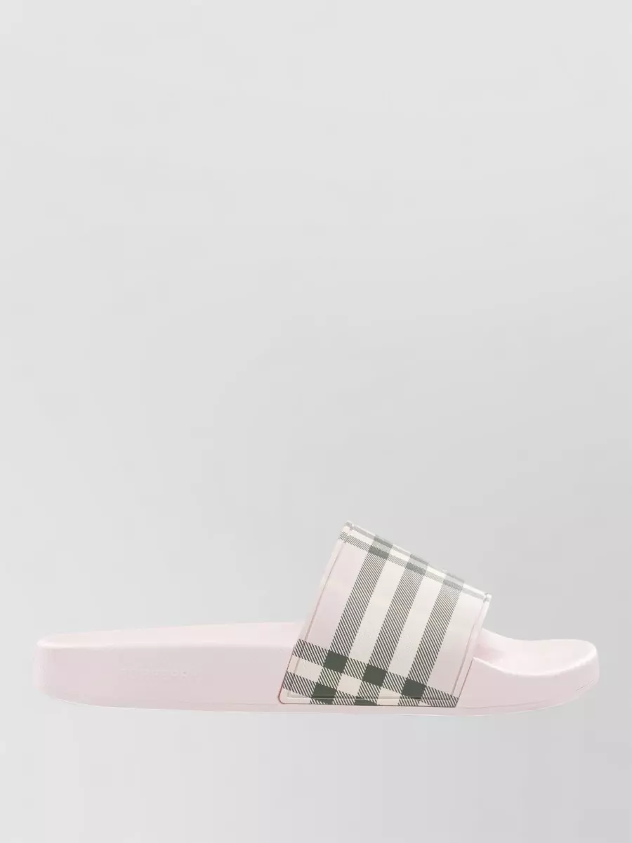 Burberry Check Slides