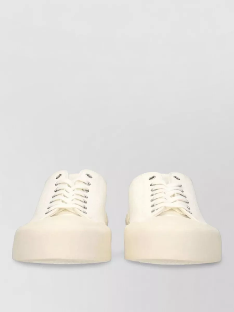Jil Sander fabric low-top sneakers