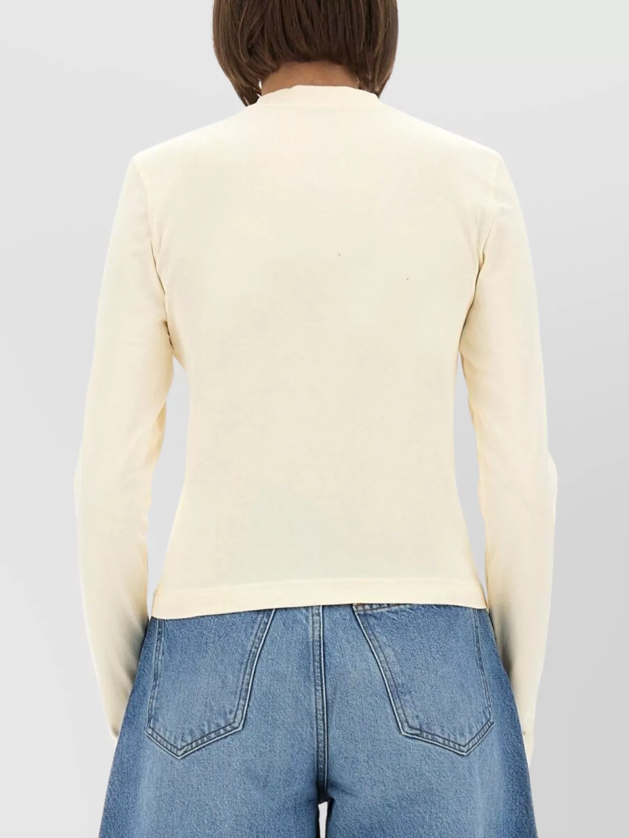 Jacquemus Crew Neck Long Sleeves Top