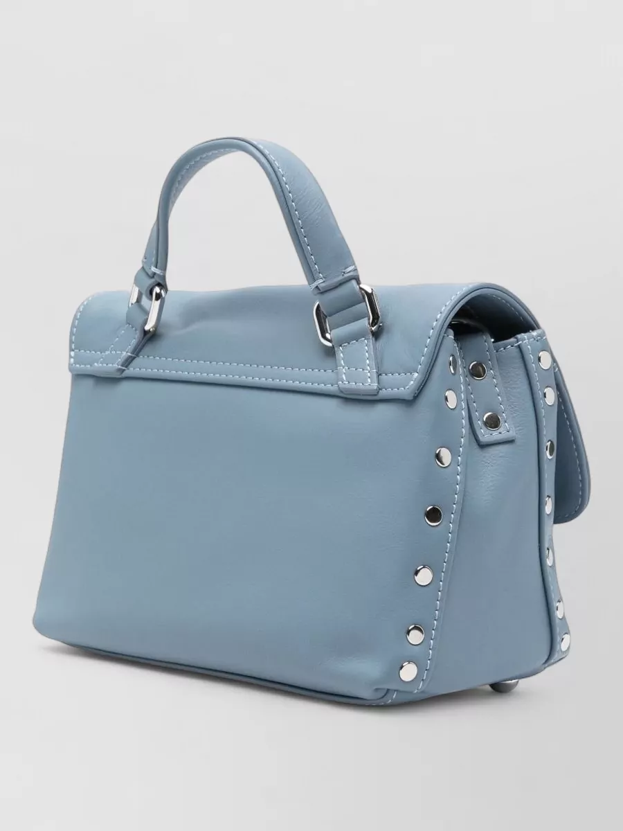 Zanellato Leather Top Handle Cross-Body Bag