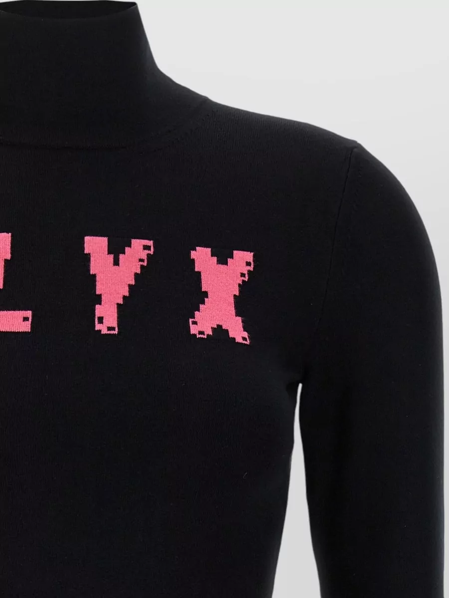1017 Alyx 9Sm High Neck Long Sleeve Knitted Top