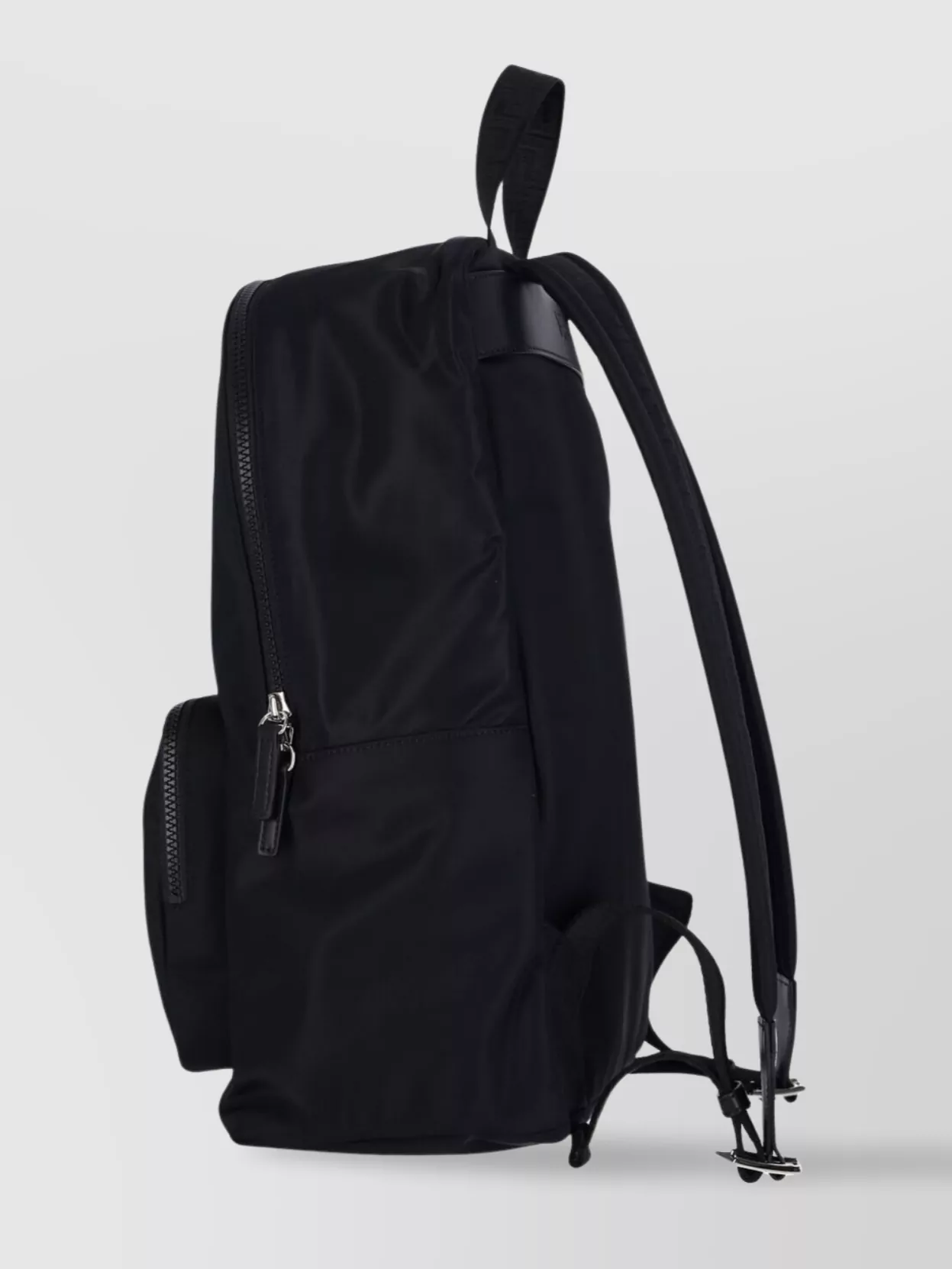 Versace Zip Pocket Top Handle Adjustable Shoulder Straps