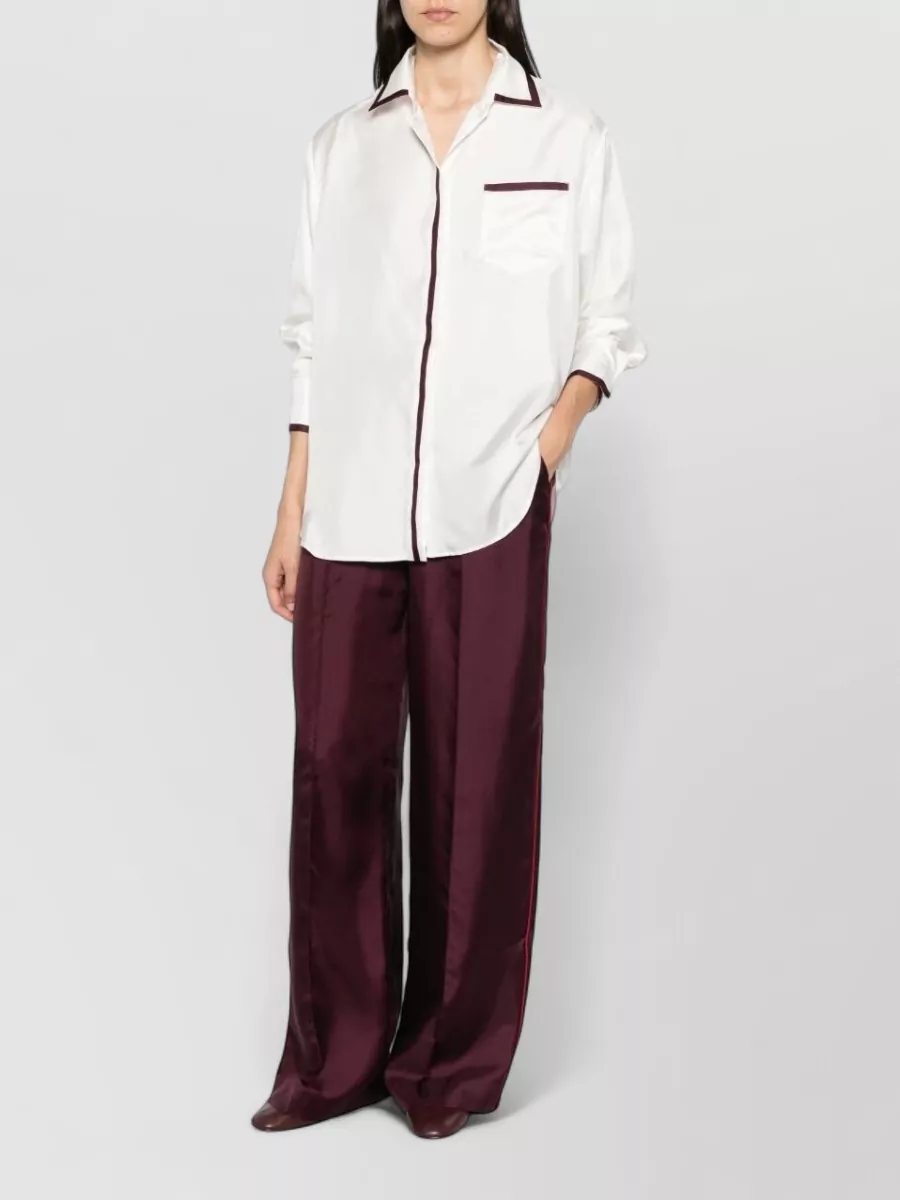F.r.s For Restless Sleepers Silk wide-leg pyjama bottoms