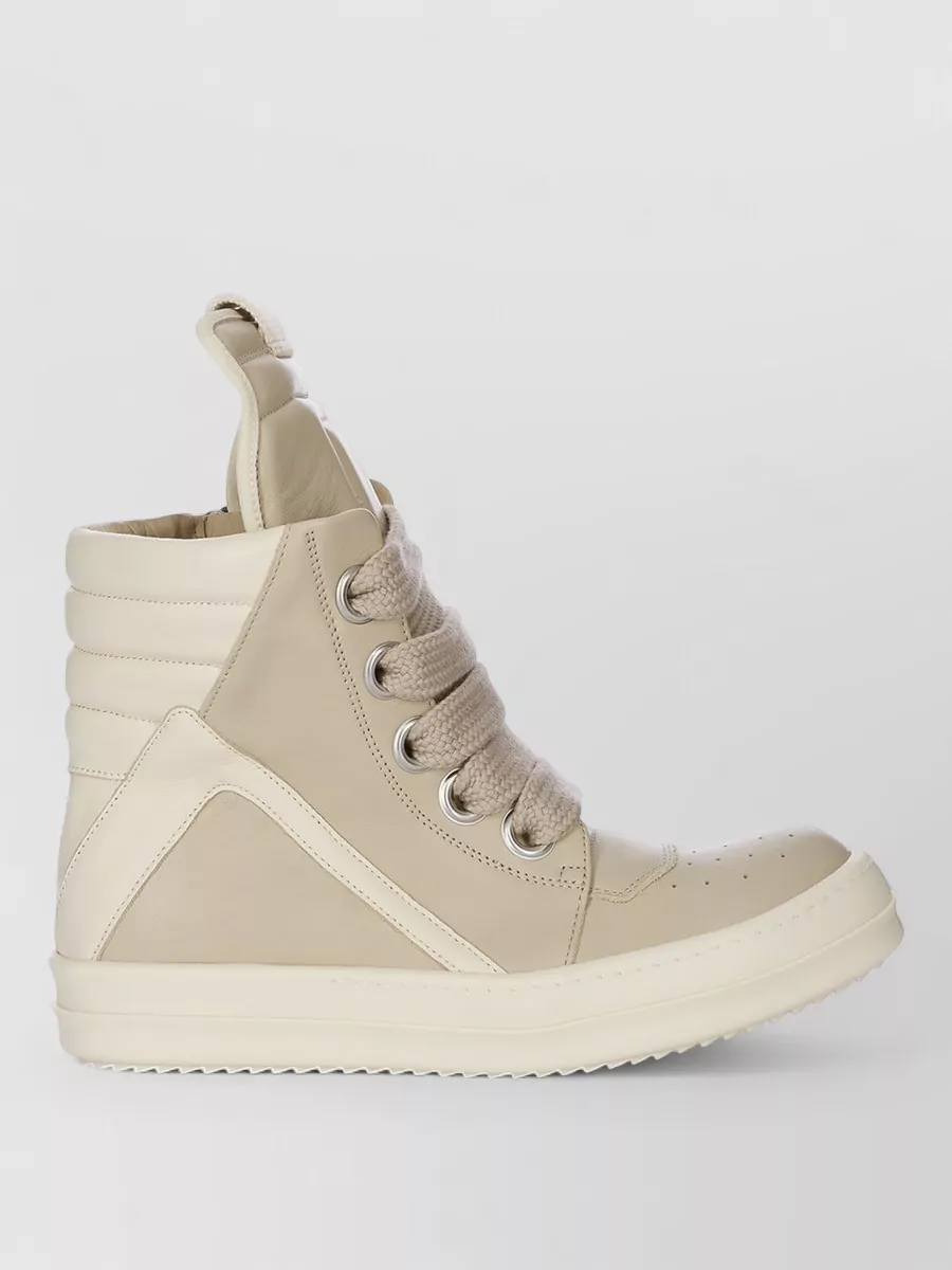 Rick Owens Leather high-top sneakers