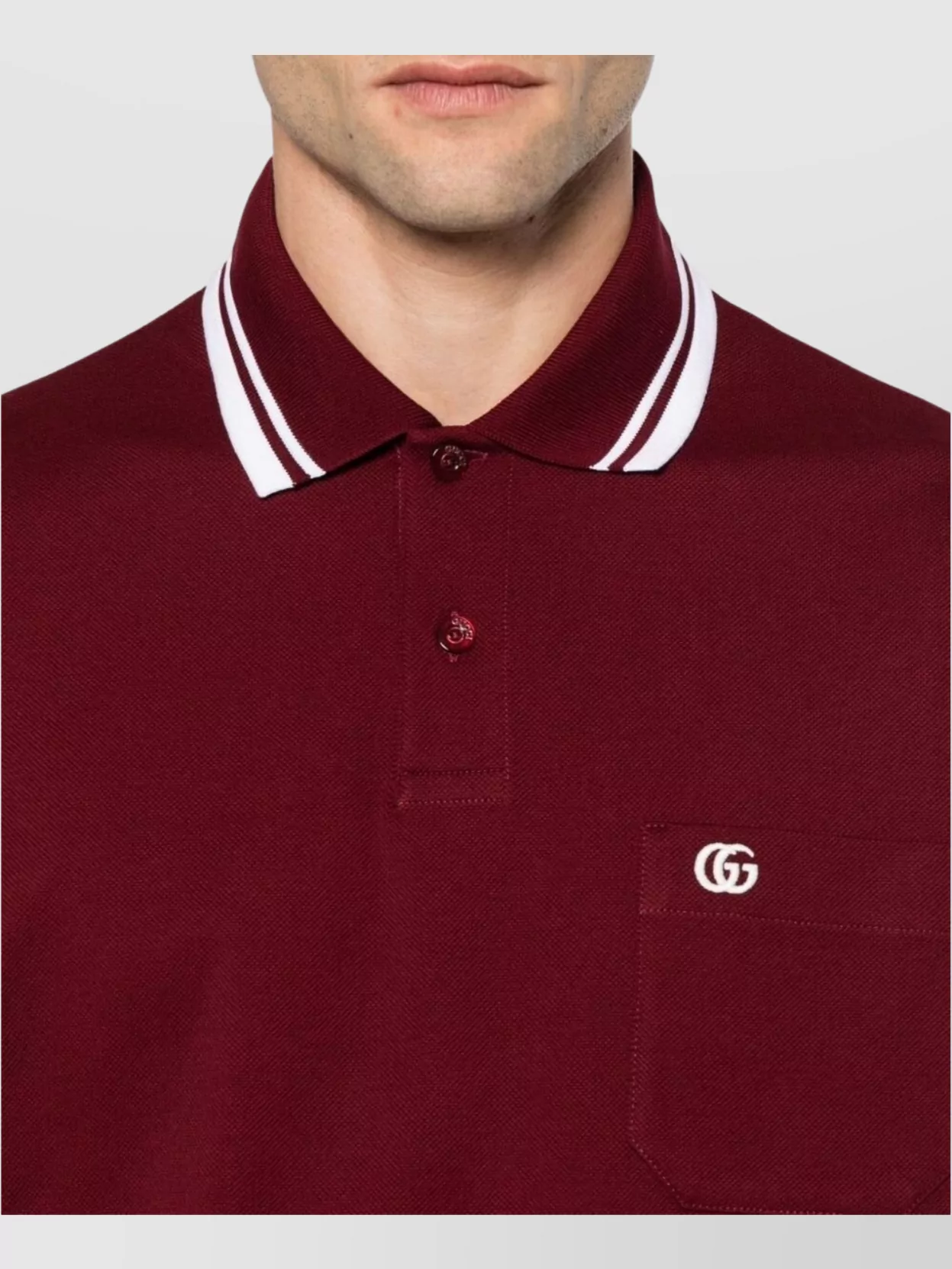 Gucci Logo Cotton Polo Shirt