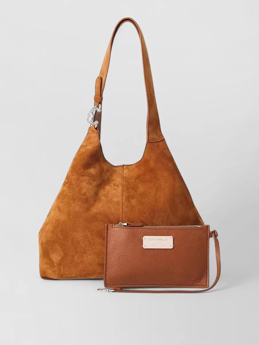 Coccinelle Suede Shoulder Bag