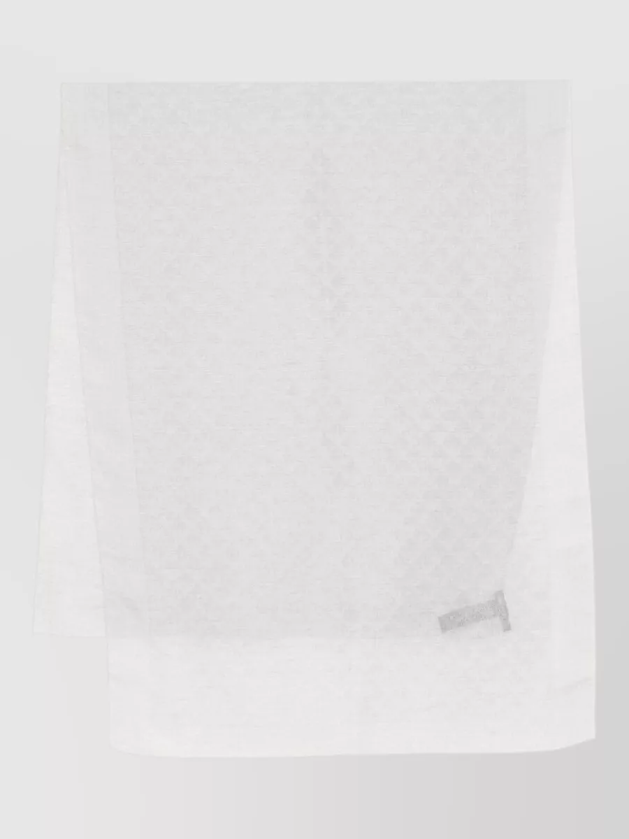Emporio Armani jacquard scarf