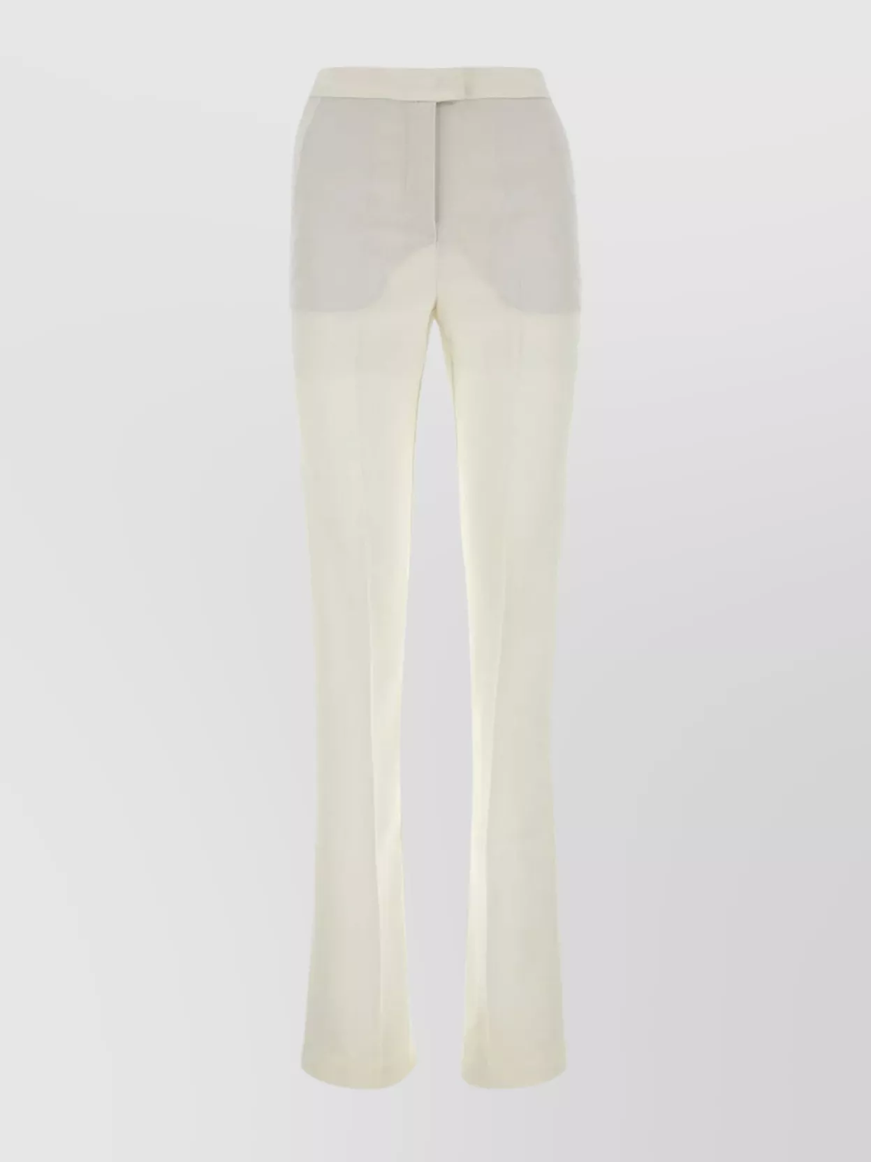 The Andamane Pleated High-waisted Straight Leg Trousers