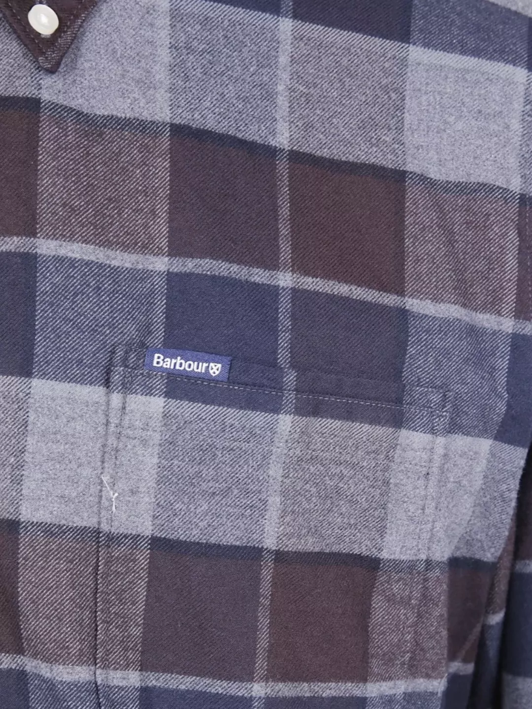 Barbour Tailored Check Shirt Button-Down Collar