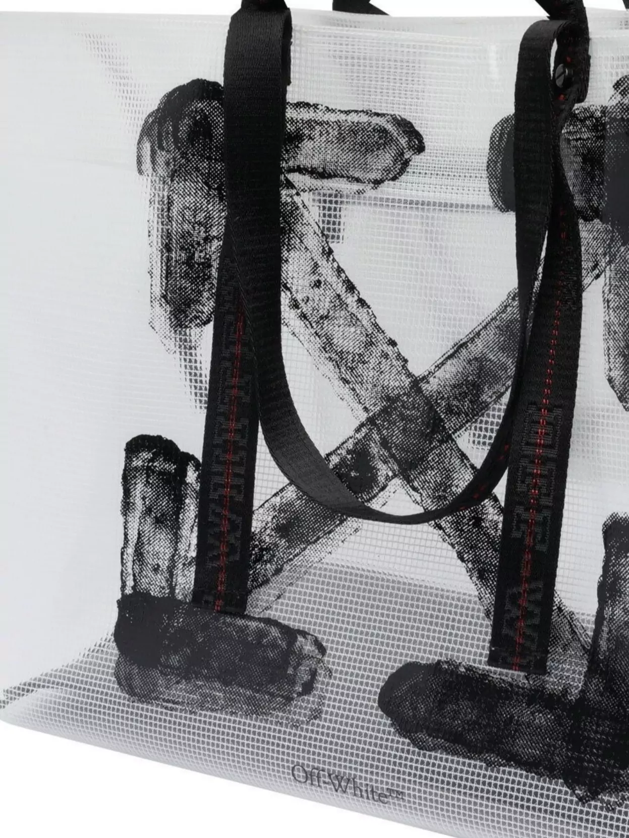 Off-white Clear Vision Tote Bag
