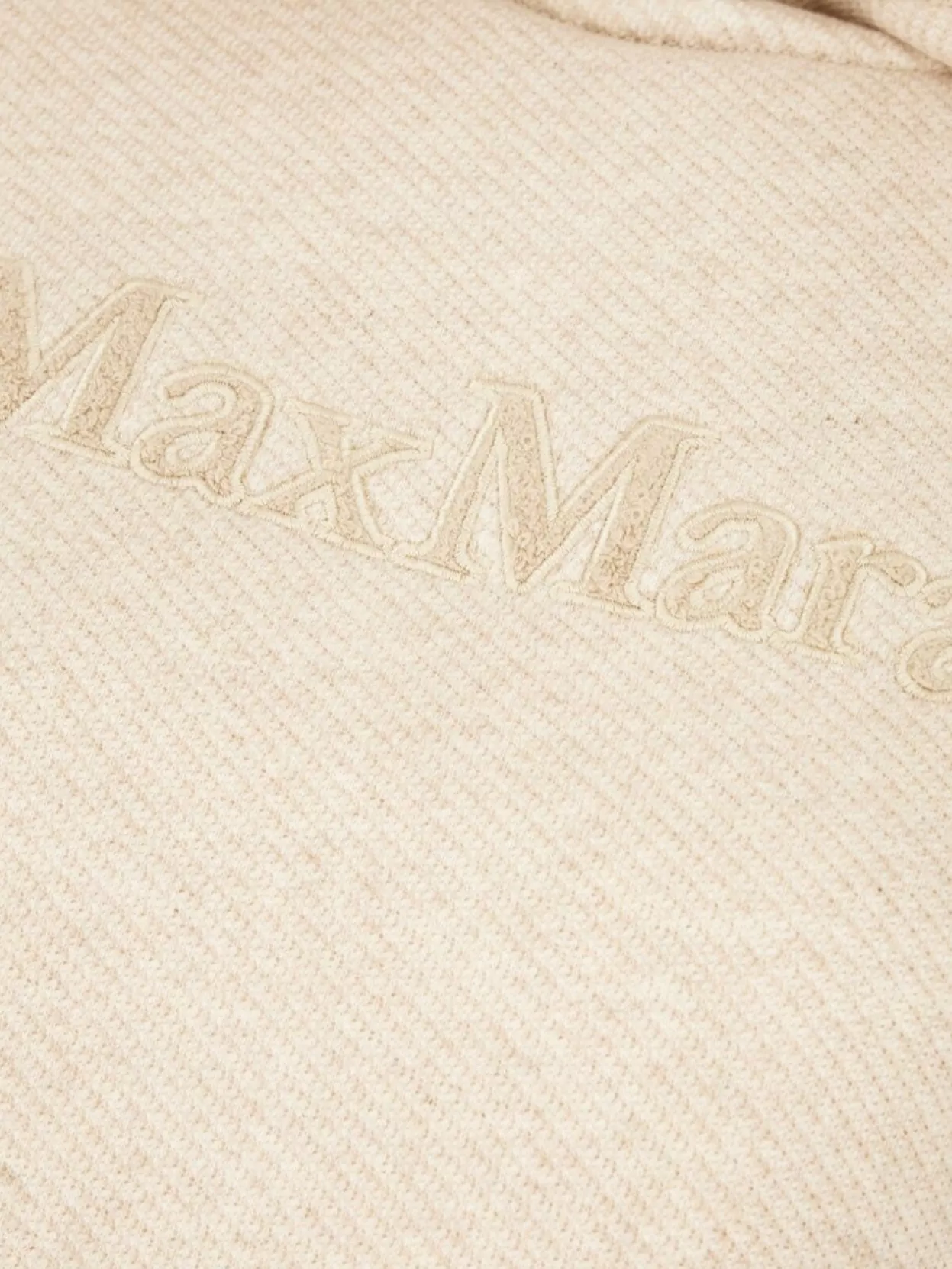 Max Mara Sand Cotton Blend Sweatshirt