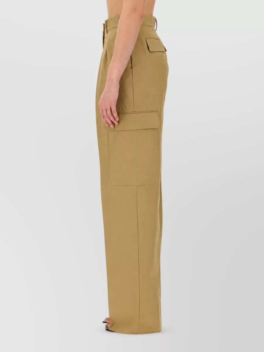 Sportmax High-Rise Wide-Leg Trousers