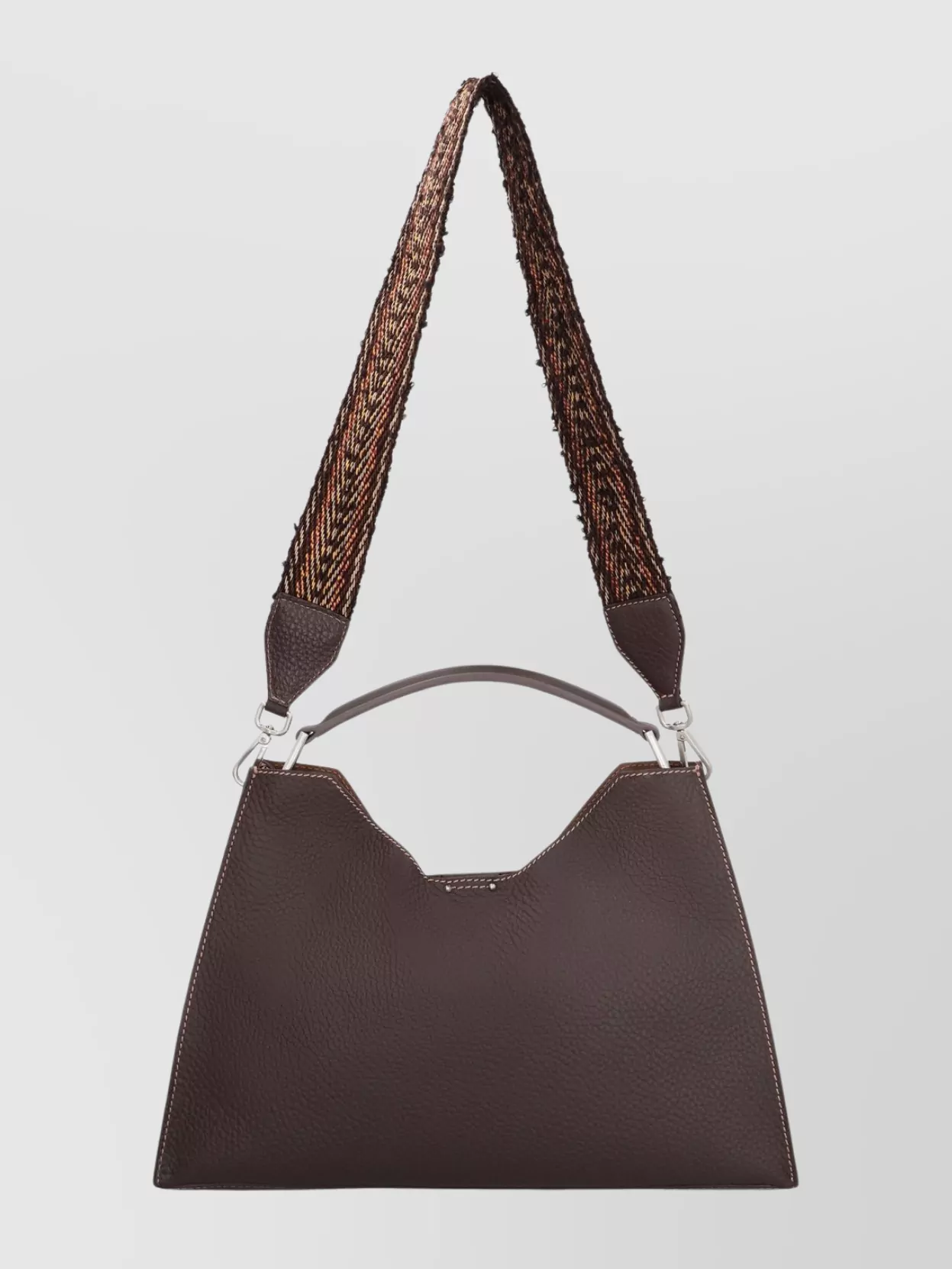 Gianni Chiarini Leather Shoulder Bag Removable Strap