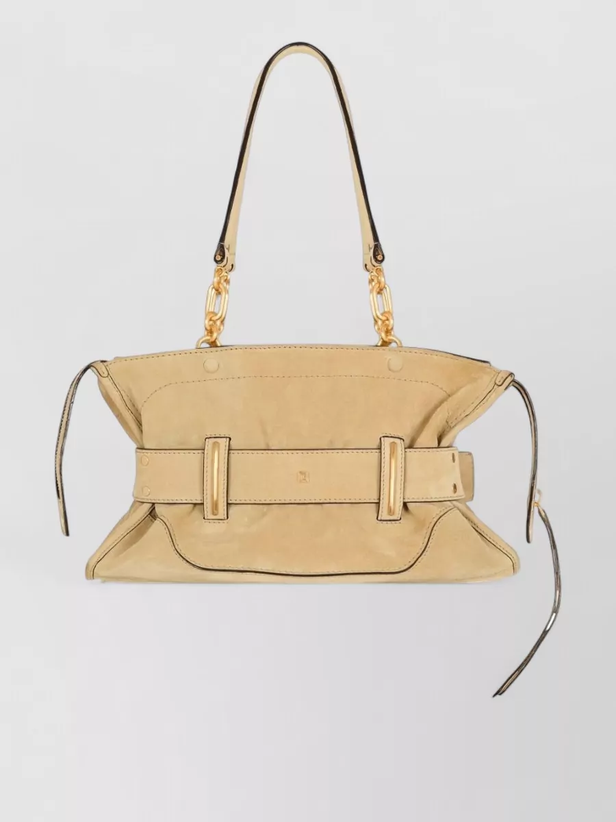 Balmain Tote Bag Adjustable Strap Buckle Detail