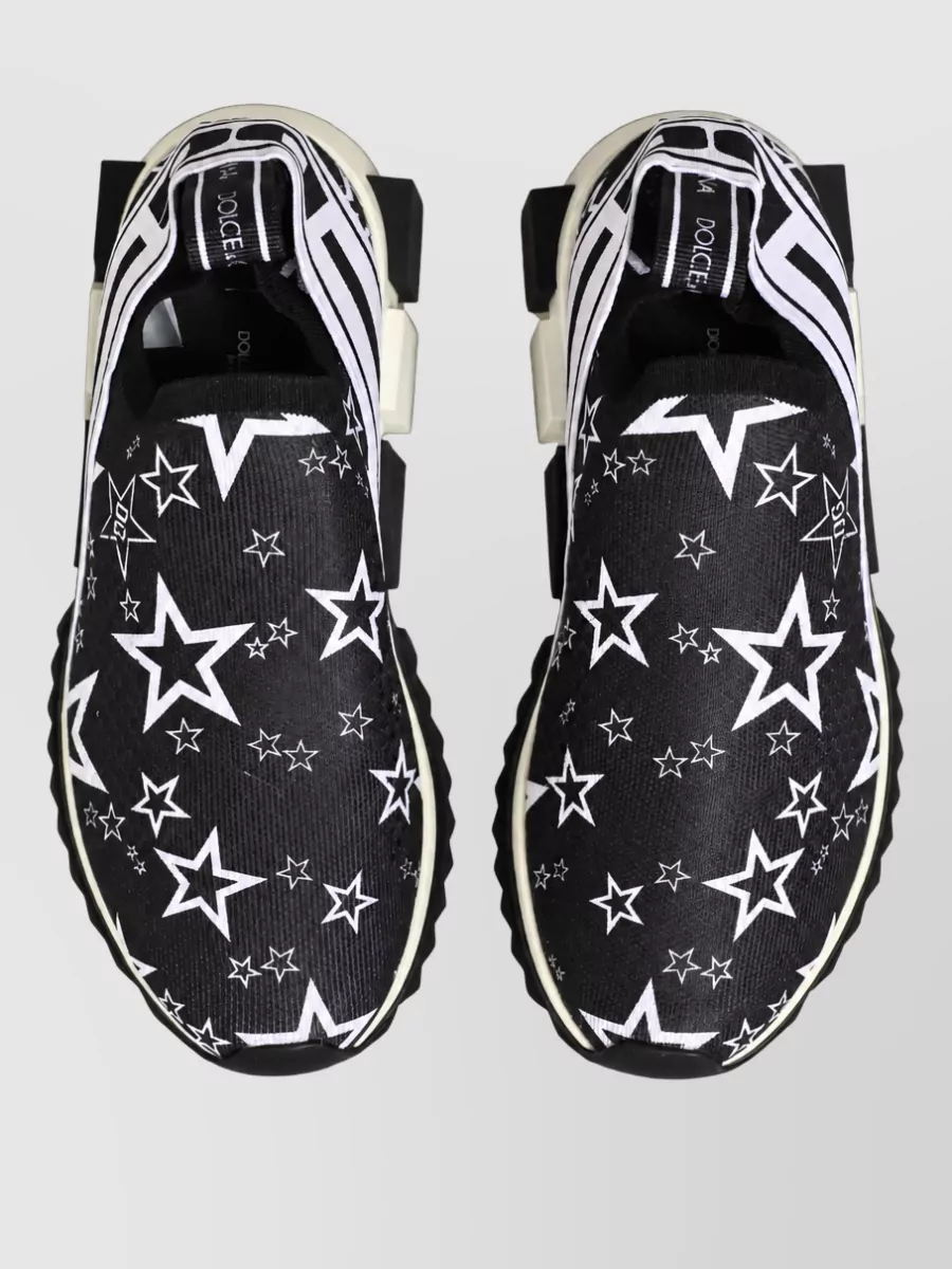Dolce&Gabbana Logo-Print Slip-On Sneakers