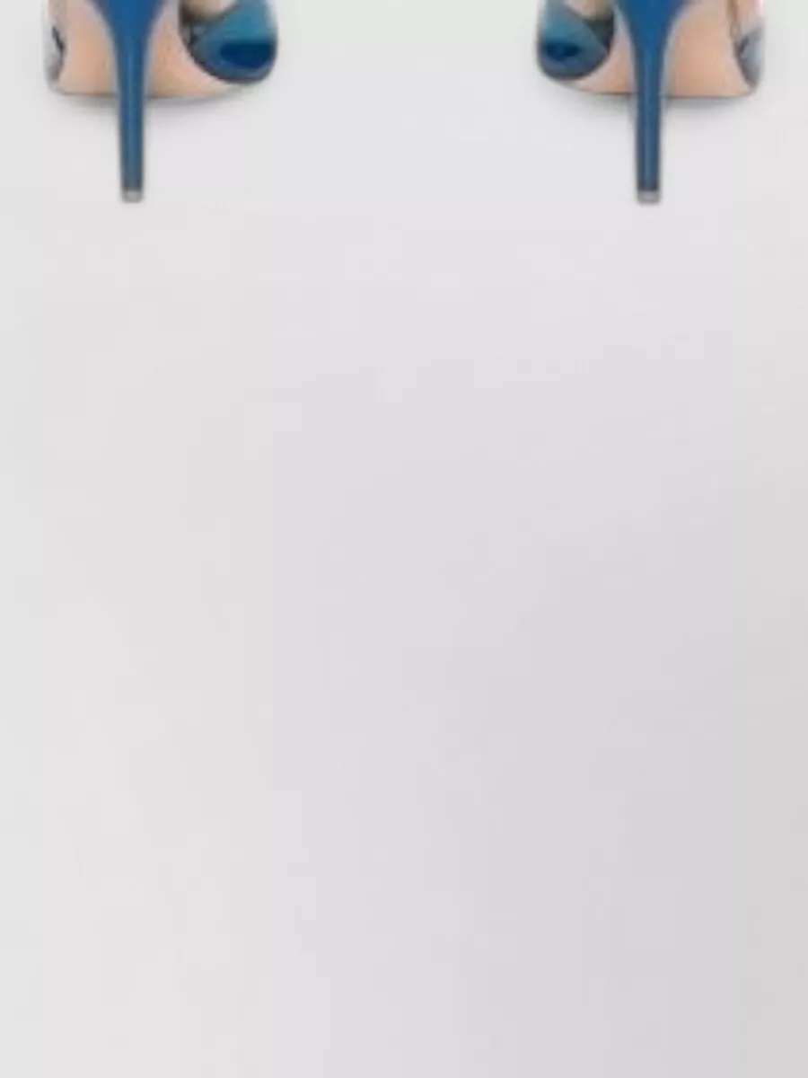 Roberto Cavalli Floral Silk Blend Dress High Neck