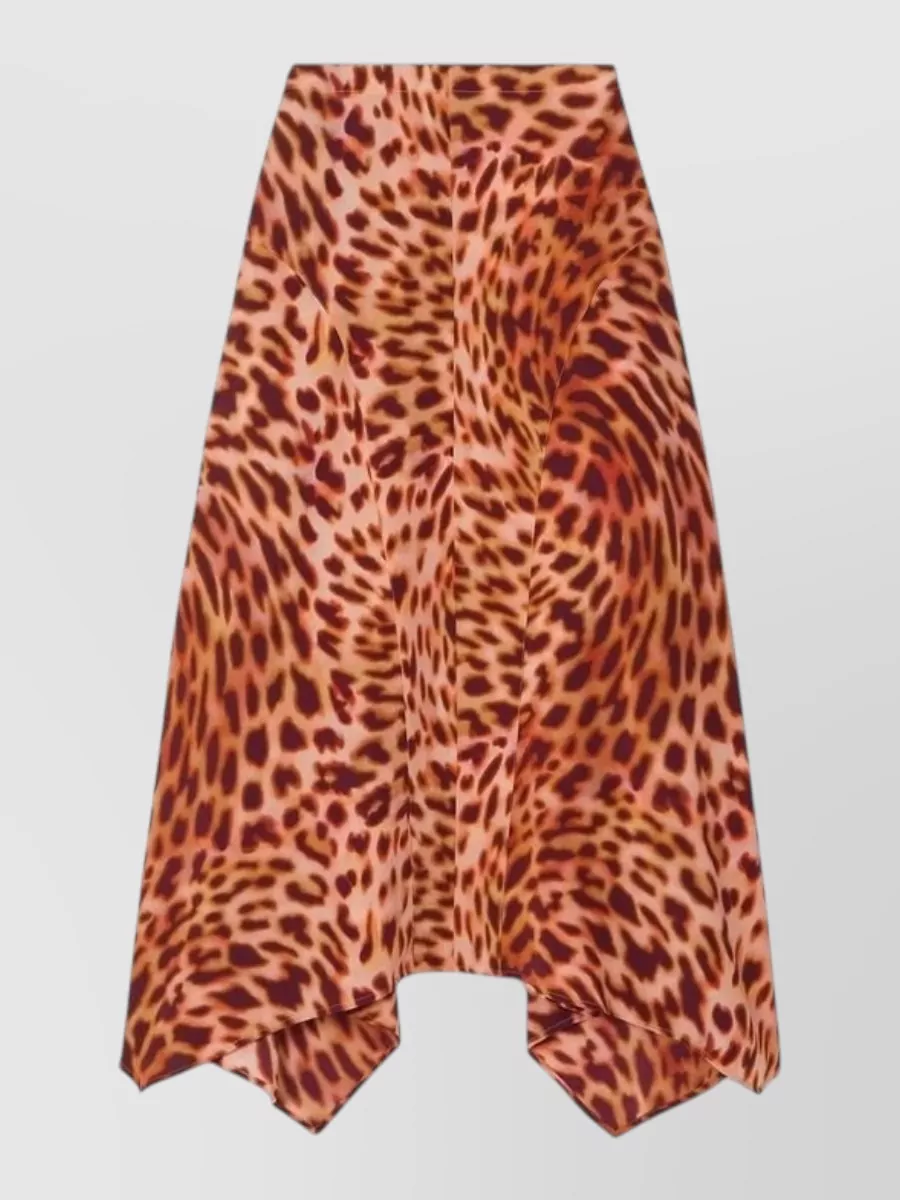 Stella Mccartney silk midi skirt