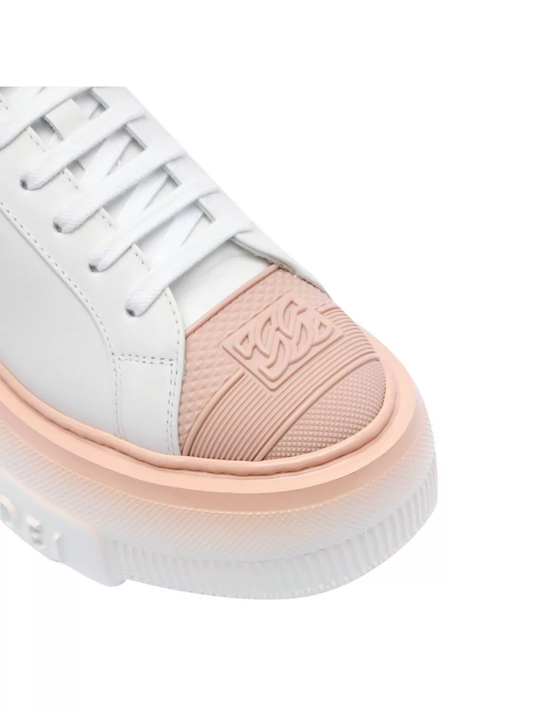 Casadei Low Top Sneakers With Contrast Platform Sole