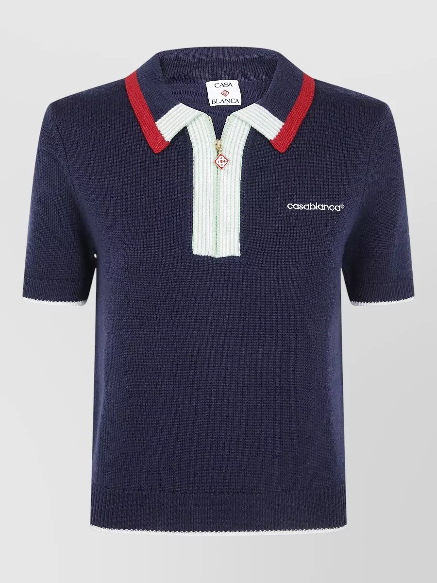 Casablanca wool polo top