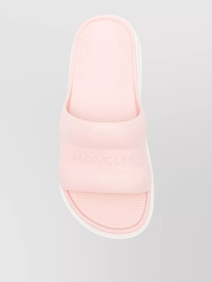 Moncler Embossed Pool Slides