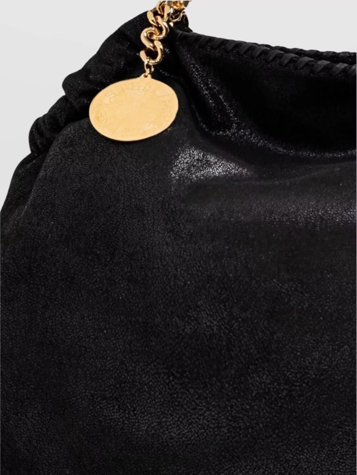 Stella Mccartney Shaggy Deer Tote Gold Chain Handle