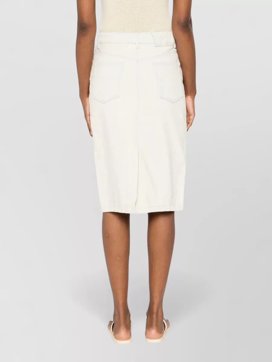 A.p.c. Denim Midi Straight Skirt