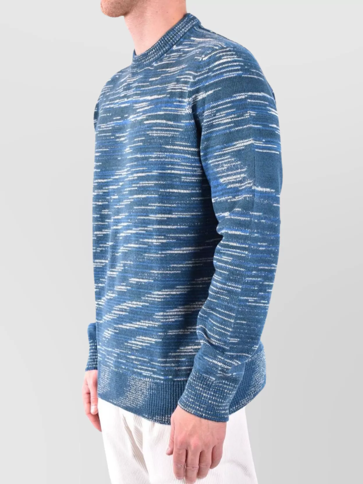 Missoni Crew Neck Textured Knit Sweaters