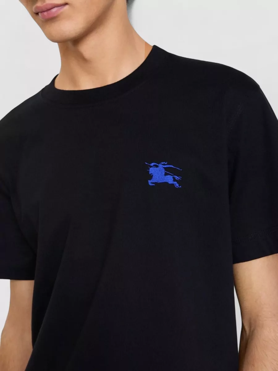 Burberry Cotton Embroidered T-Shirt