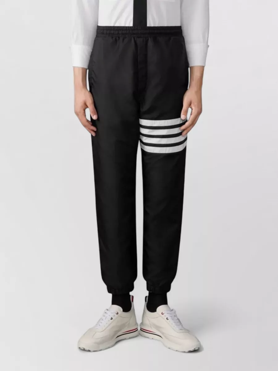 Thom Browne Drawcord Waist Track Pants With Four Stripes