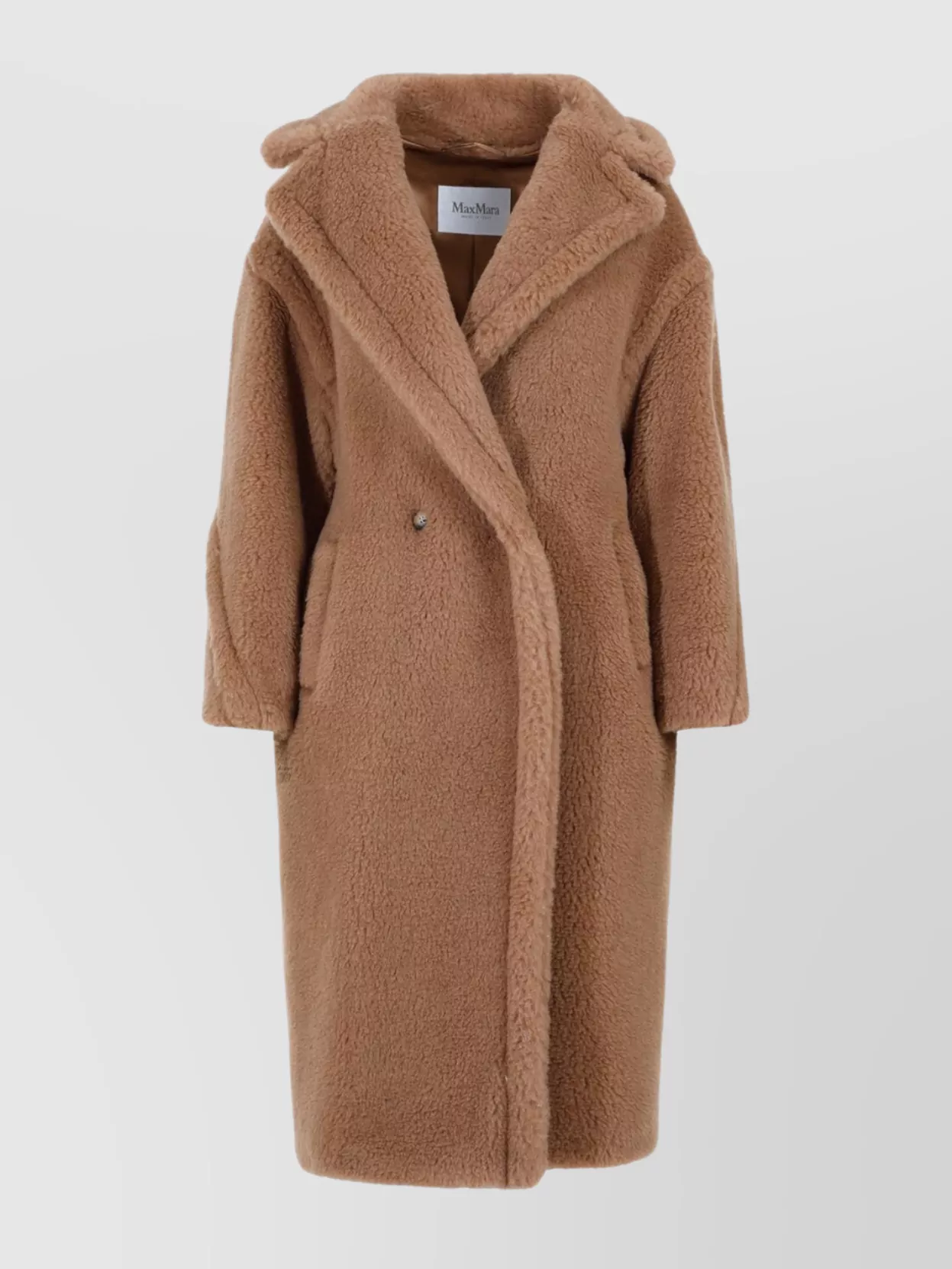 Max Mara Teddy Coat Ankle-Length Double-Breasted Long Sleeves