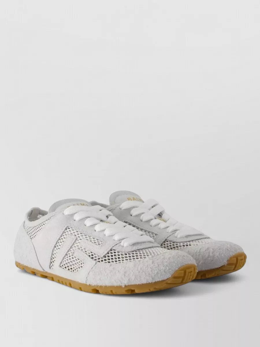 Balmain leather low-top sneakers