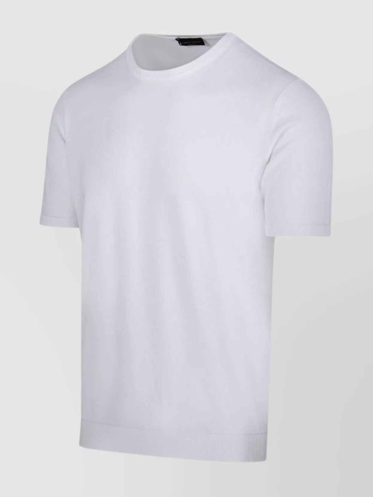 Roberto Collina Crew Neck Short Sleeve Sweater