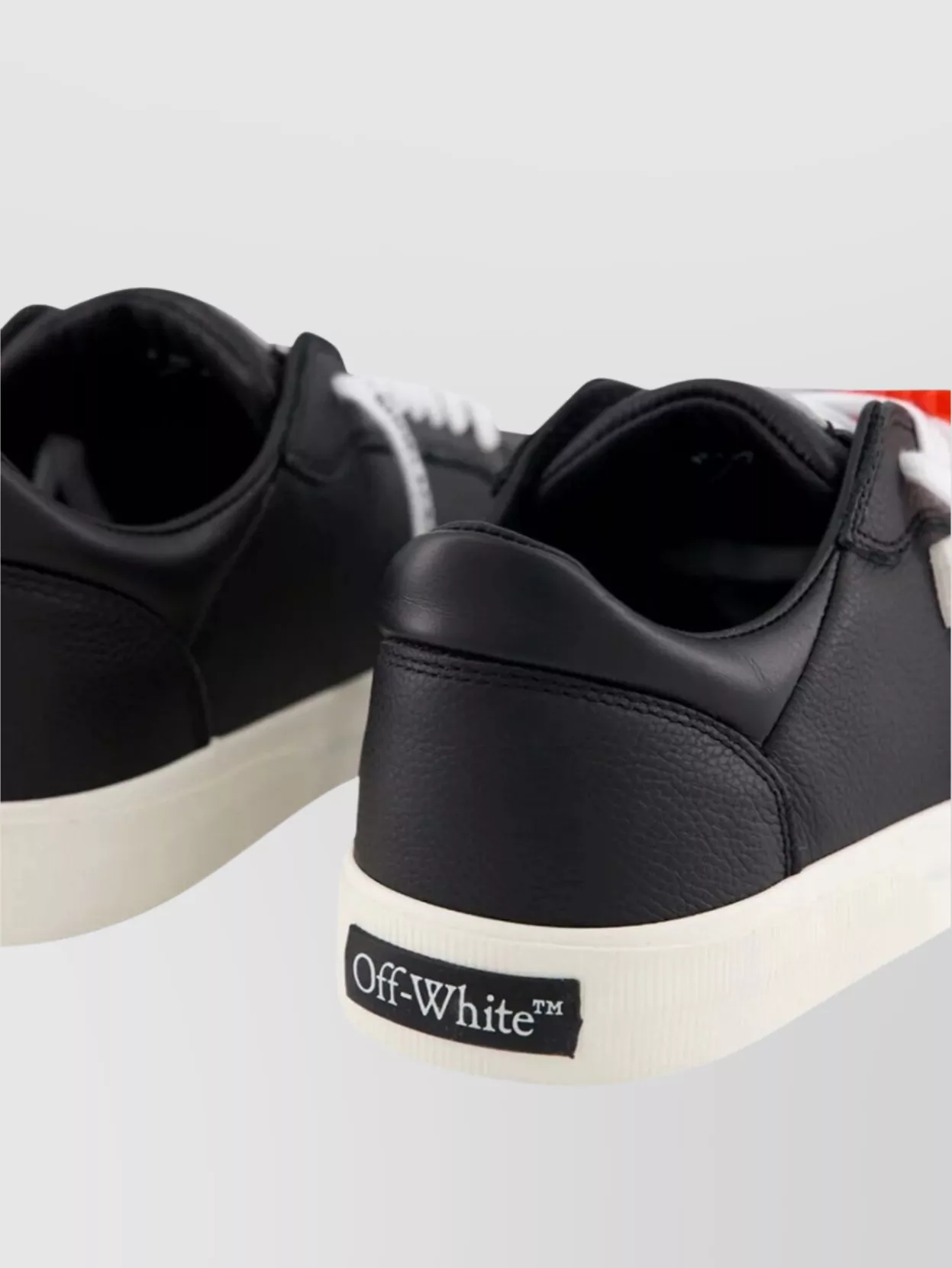 Off-White Modern Low Top Leather Sneakers