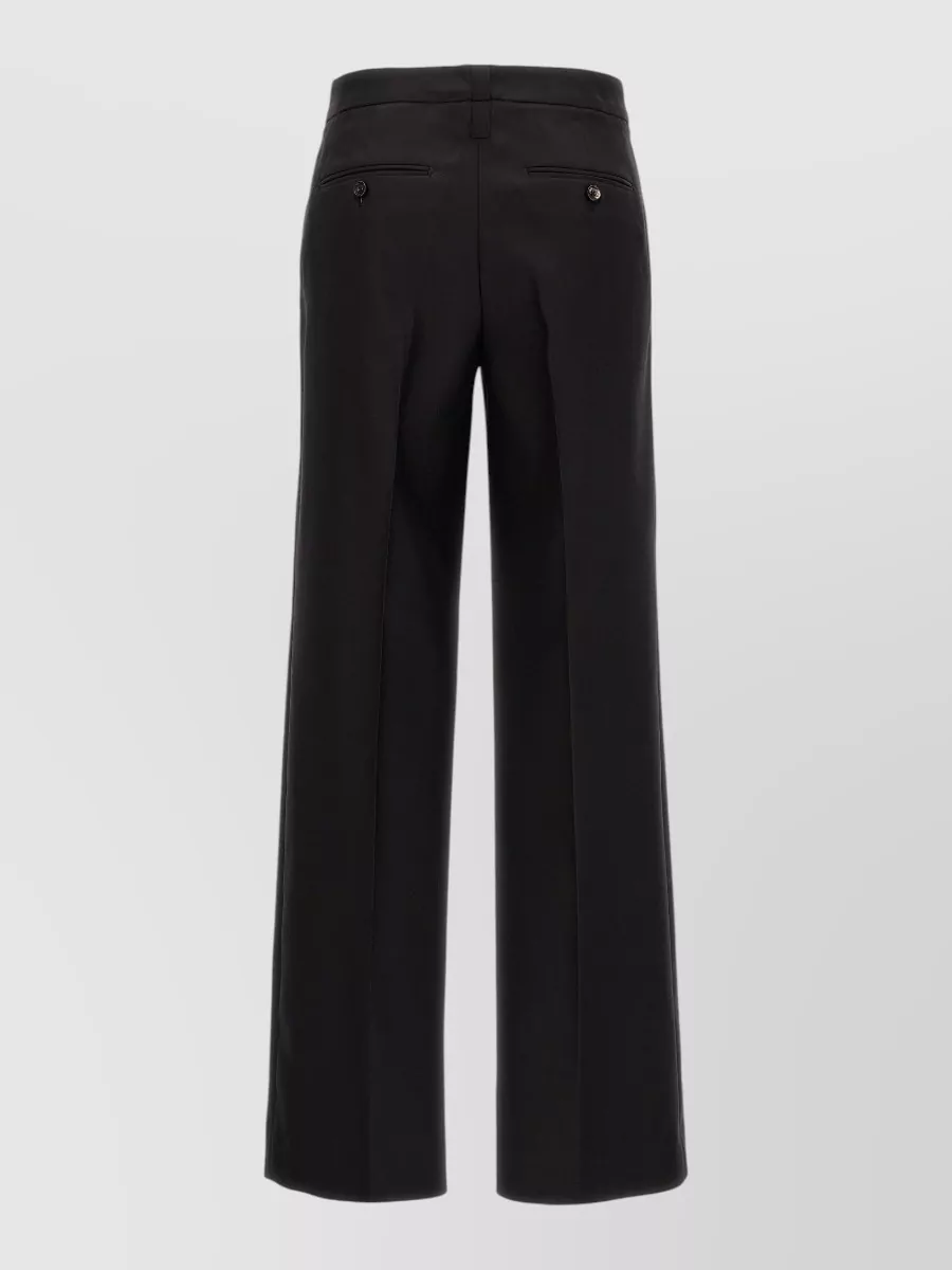 Cellar Door wool silk wide-leg trousers