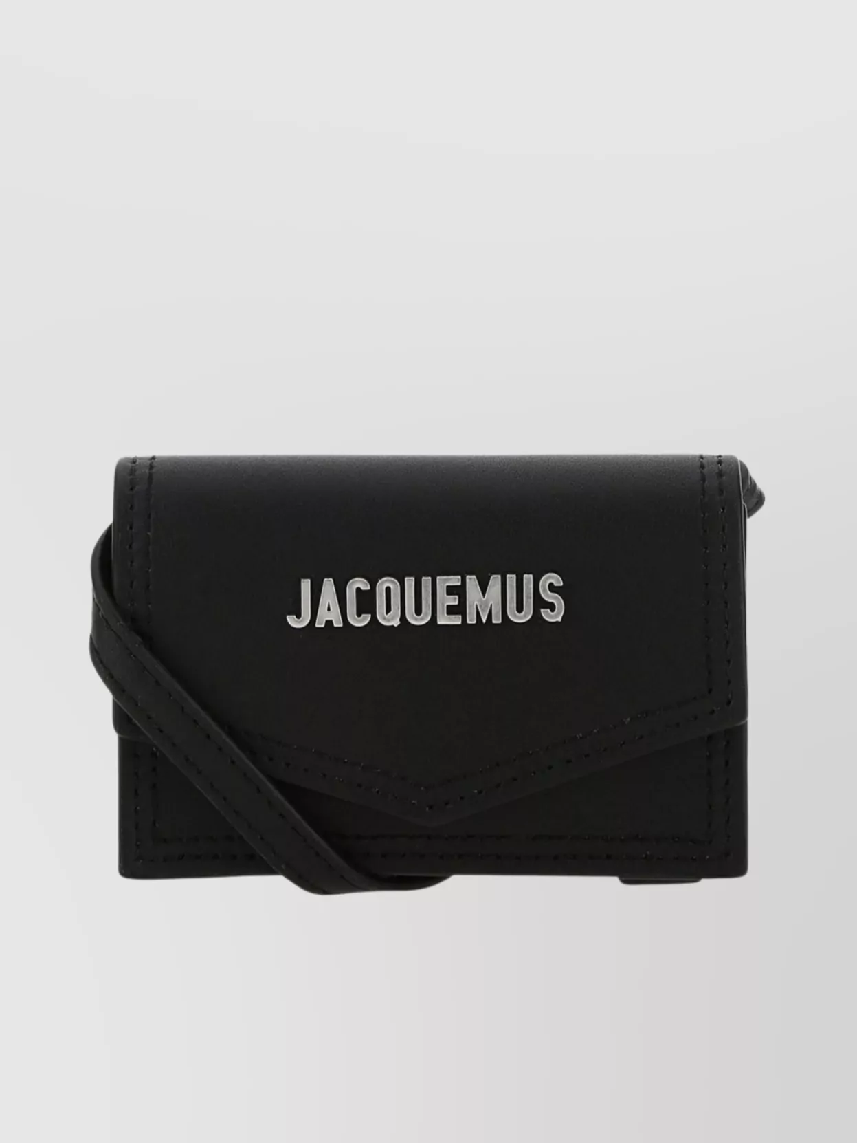 Shop Jacquemus Rectangular Fold-over Top Wallet
