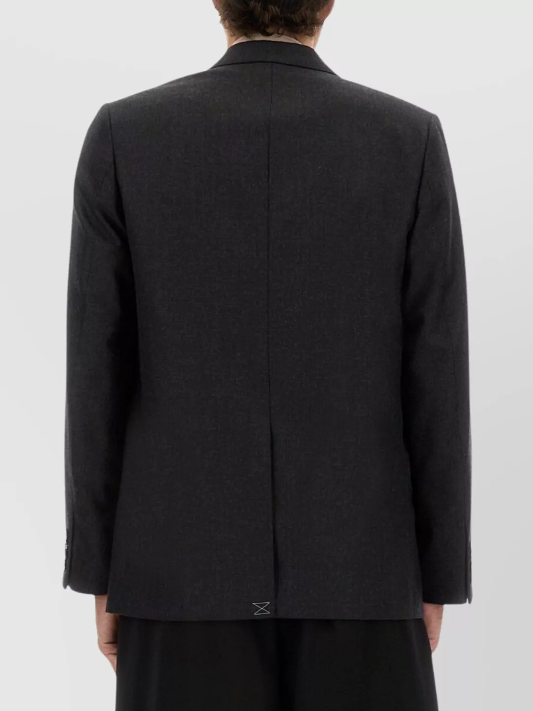 Dries Van Noten Double Breasted Wool Jacket With Notched Lapels