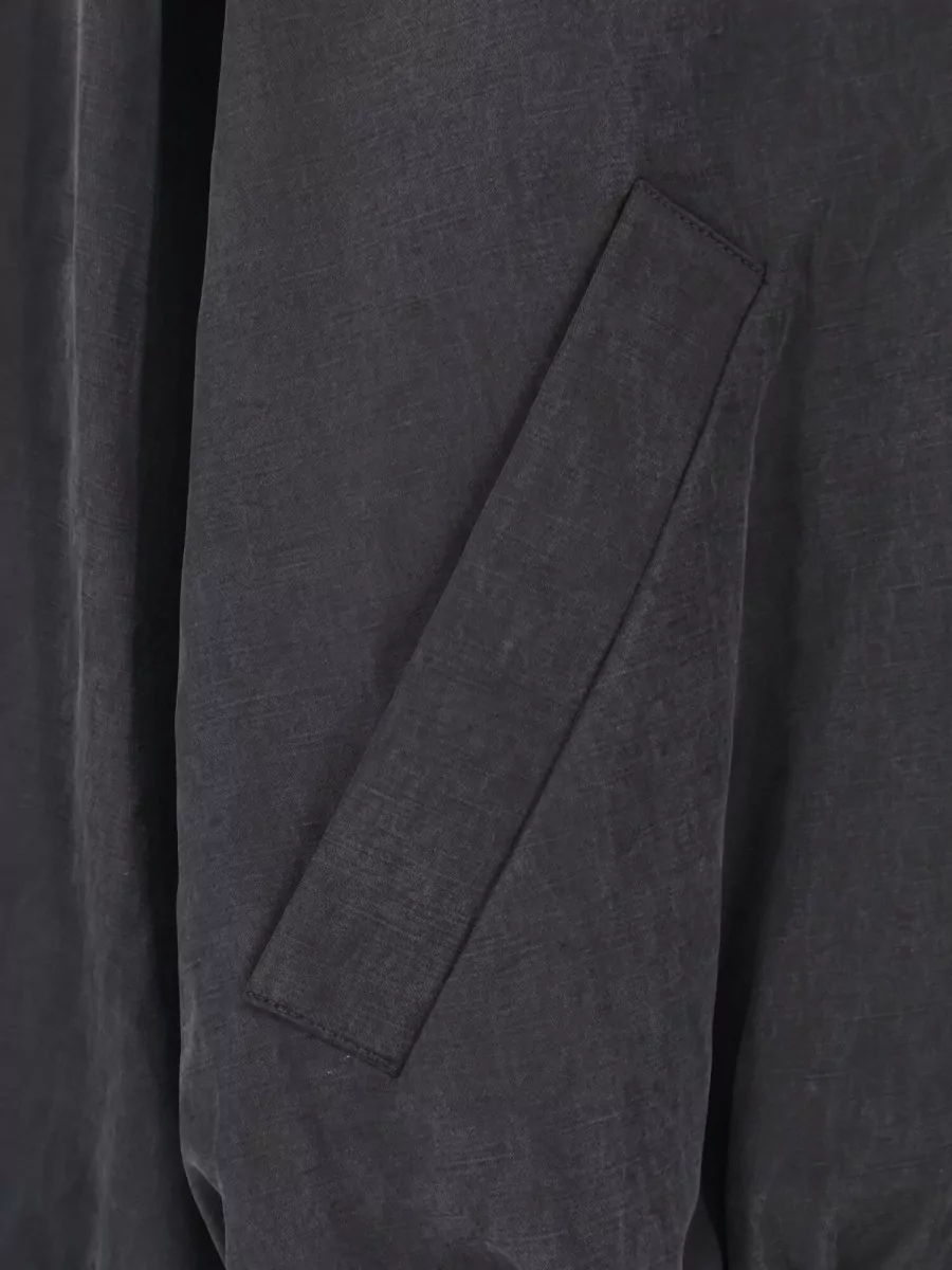 Alysi Lyocell And Linen Bomber Jacket