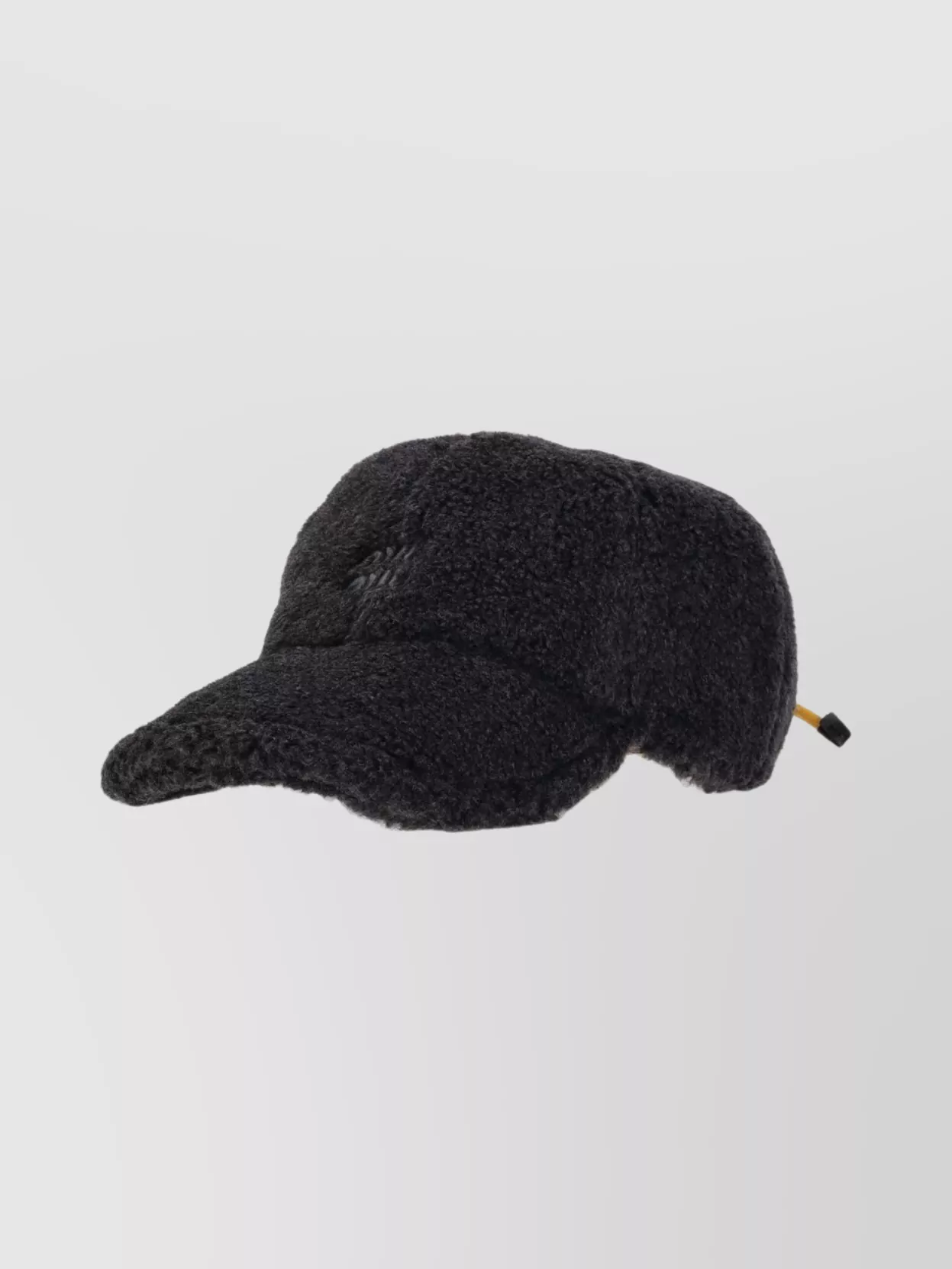 Miu Miu Cozy Fleece Hat Ear Flaps In Black
