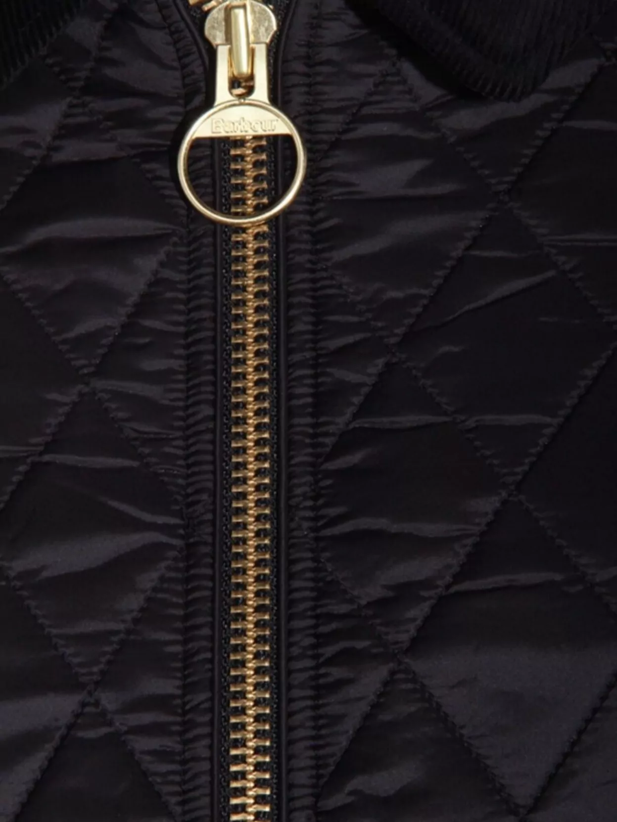Barbour Quilted Snap Button Pockets Gold-Tone Hardware